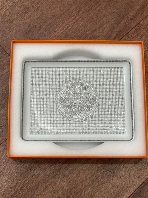 hermes dish tray|hermes mosaique tray.